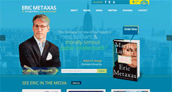 Desktop Screenshot of ericmetaxas.com
