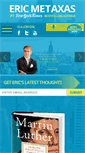 Mobile Screenshot of ericmetaxas.com
